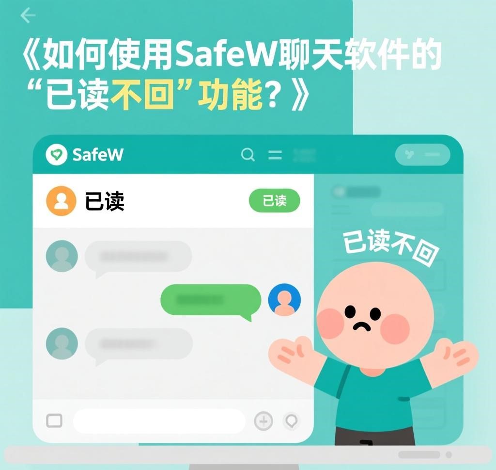 如何使用SafeW聊天软件的“已读不回”功能