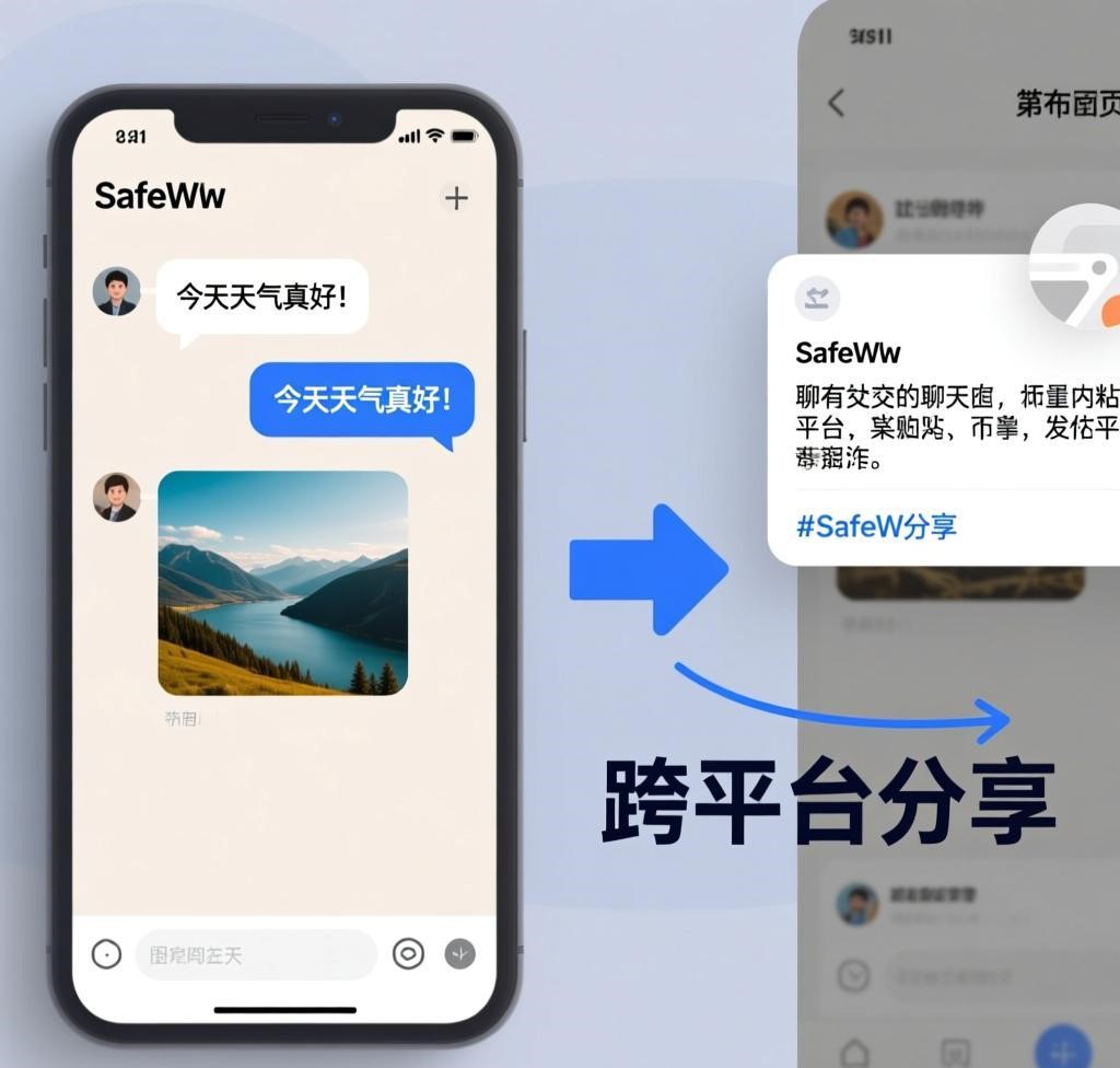 跨平台分享：将SafeW聊天软件内容发布到其他平台